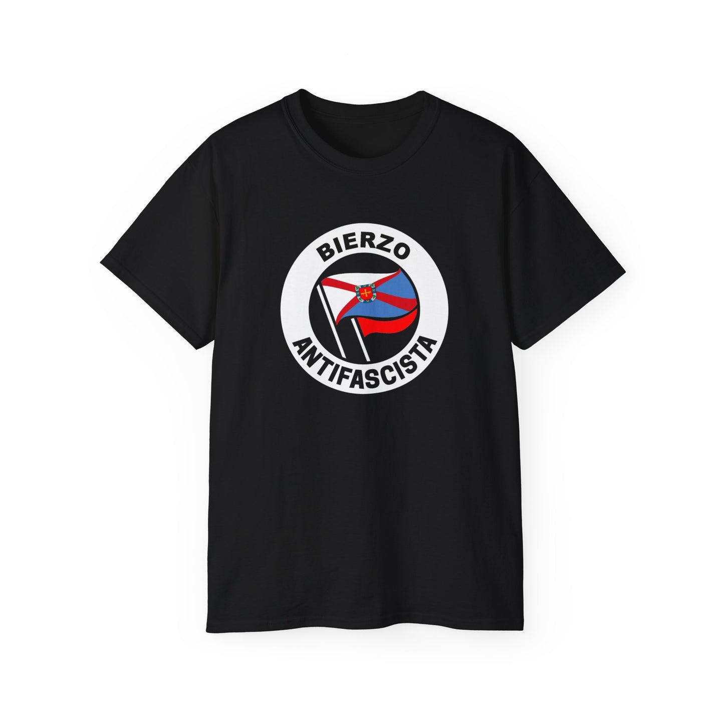 Camisola Bierzo Antifascista - Unisex - 100% algodón de alta calidade