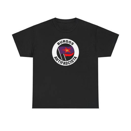 Camisola Burgos Antifascista - Unisex - 100% algodón de alta calidade