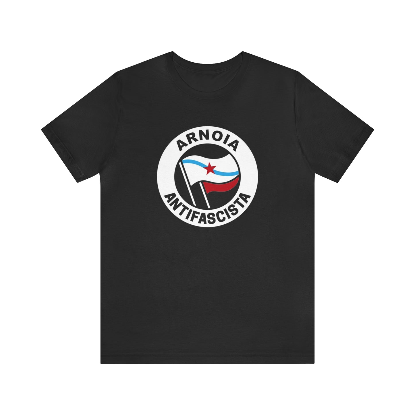 Camisola Arnoia antifascista (gal) - Unisex - 100% algodón de alta calidade