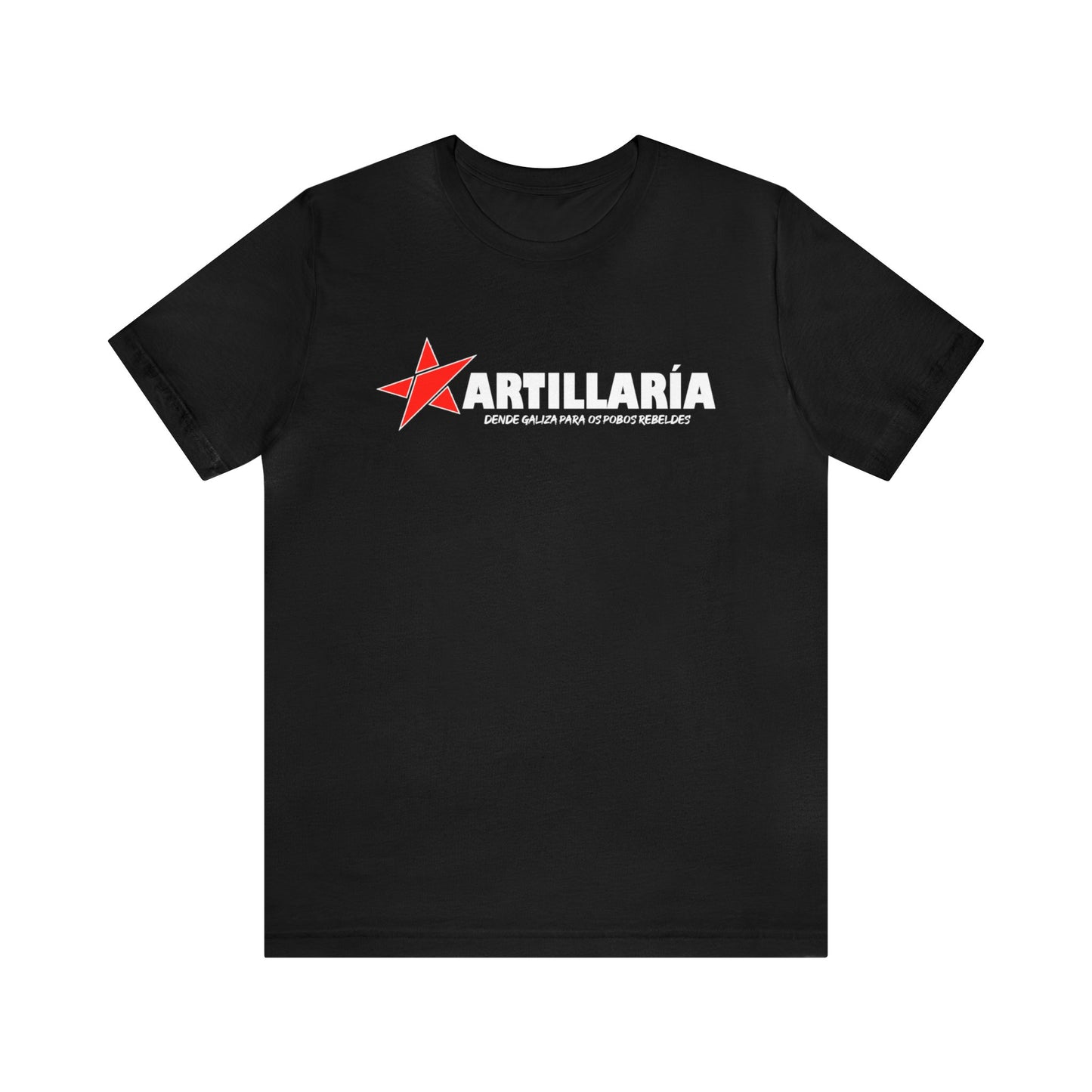 Camisola Artillaría negra - Unisex - 100% algodón de alta calidade