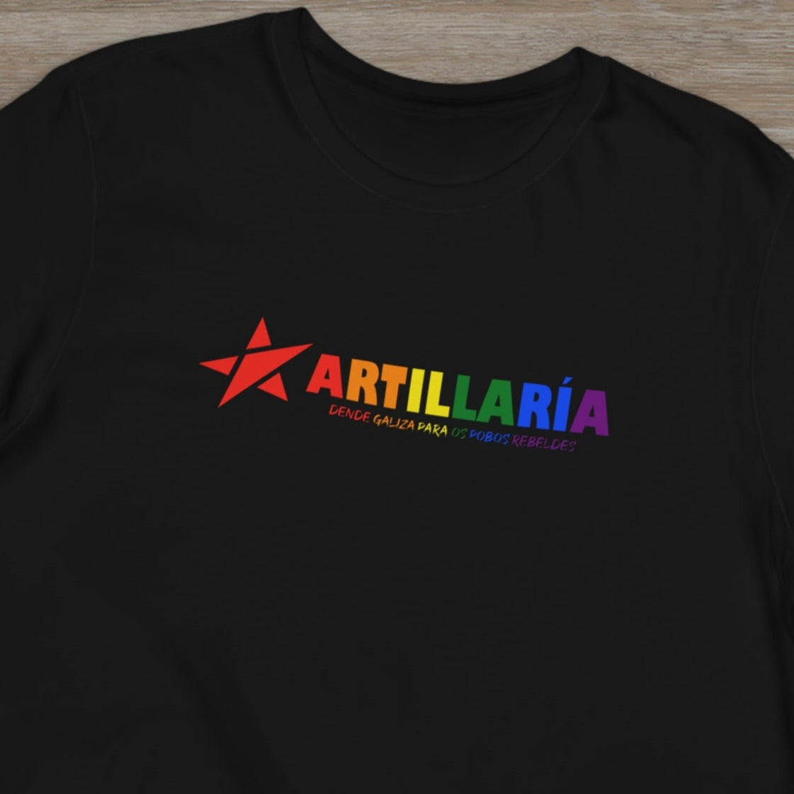 Camisola Artillaría multicolor negra - Unisex - 100% algodón de alta calidade