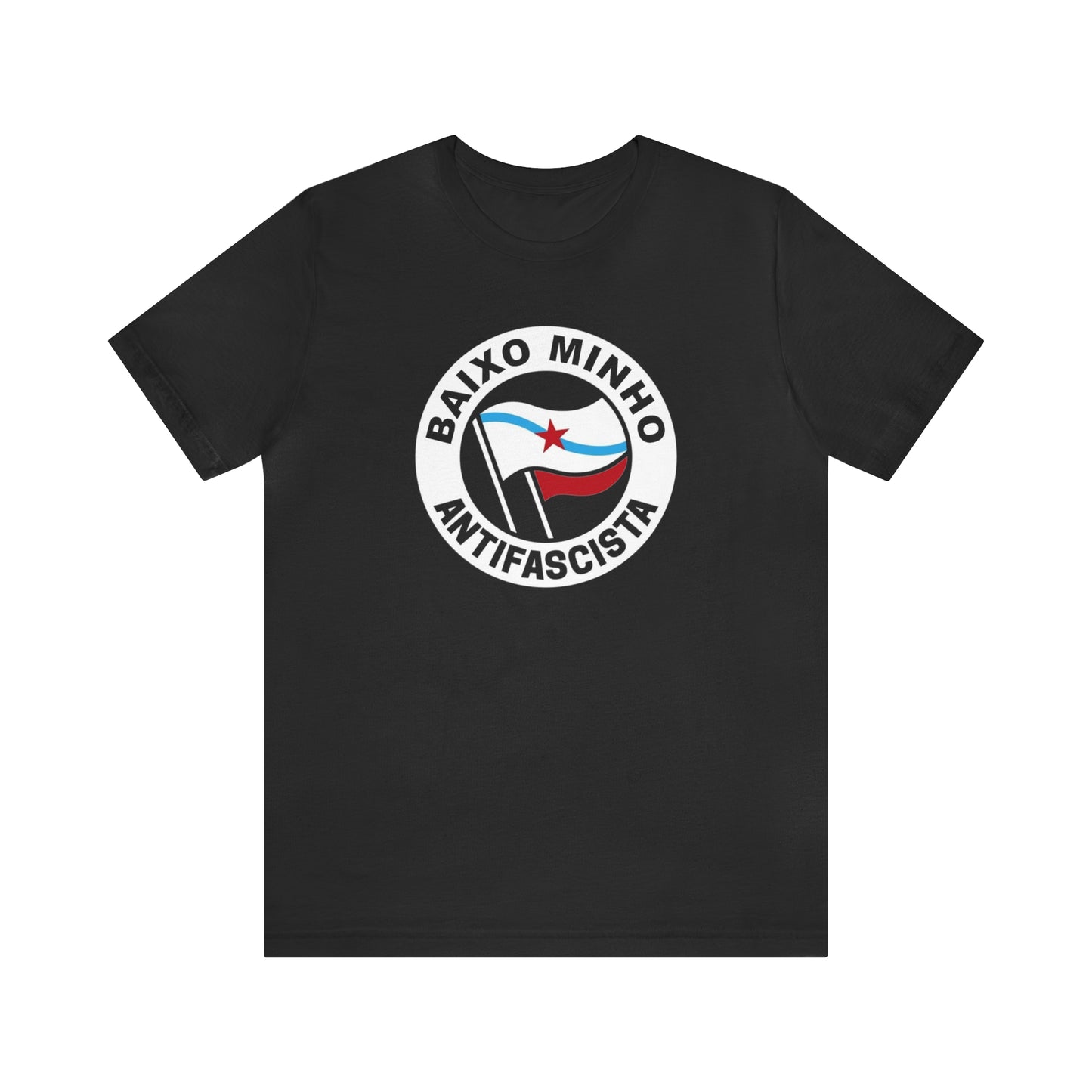 Camisola Baixo Minho antifascista (gal reint) - Unisex - 100% algodón de alta calidade