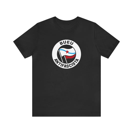 Camisola Bueu antifascista (gal) - Unisex - 100% algodón de alta calidade