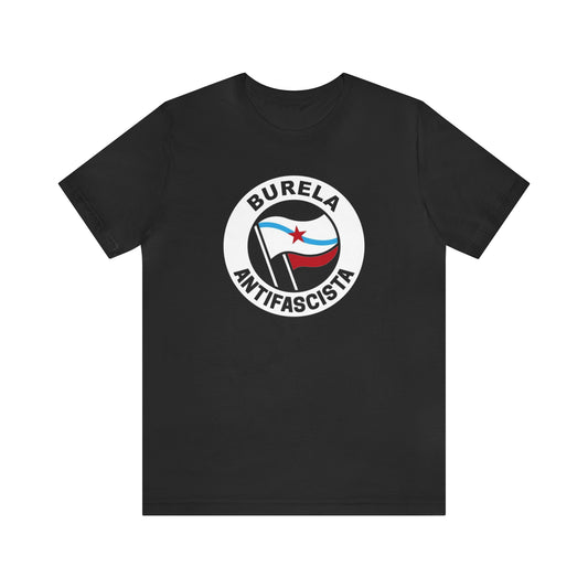 Camisola Burela antifascista (gal) - Unisex - 100% algodón de alta calidade