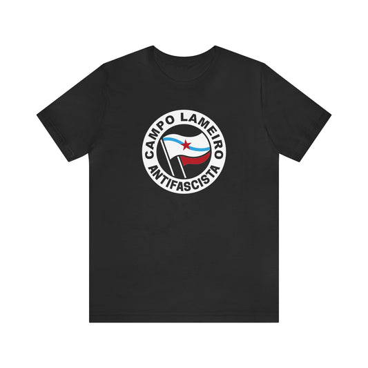 Camisola Campo Lameiro antifascista (gal) - Unisex - 100% algodón de alta calidade