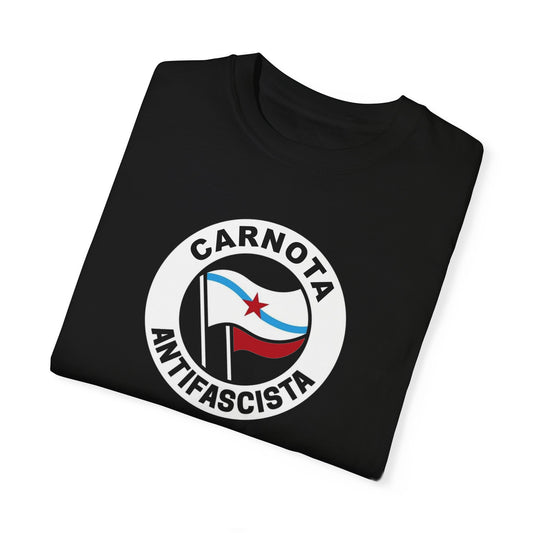 Camisola Carnota antifascista (gal) - Unisex - 100% algodón de alta calidade