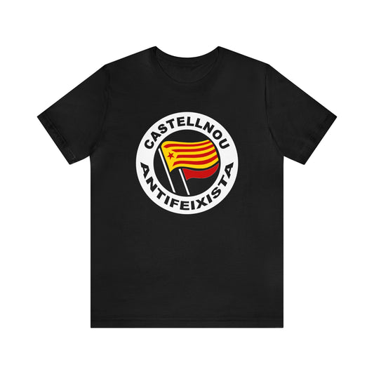 Samarreta Castellnou antifeixista - Unisex - 100% cotó d'alta qualitat