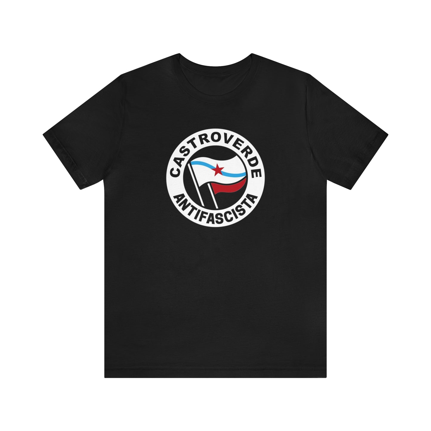 Camisola Castroverde antifascista (gal) - Unisex - 100% algodón de alta calidade