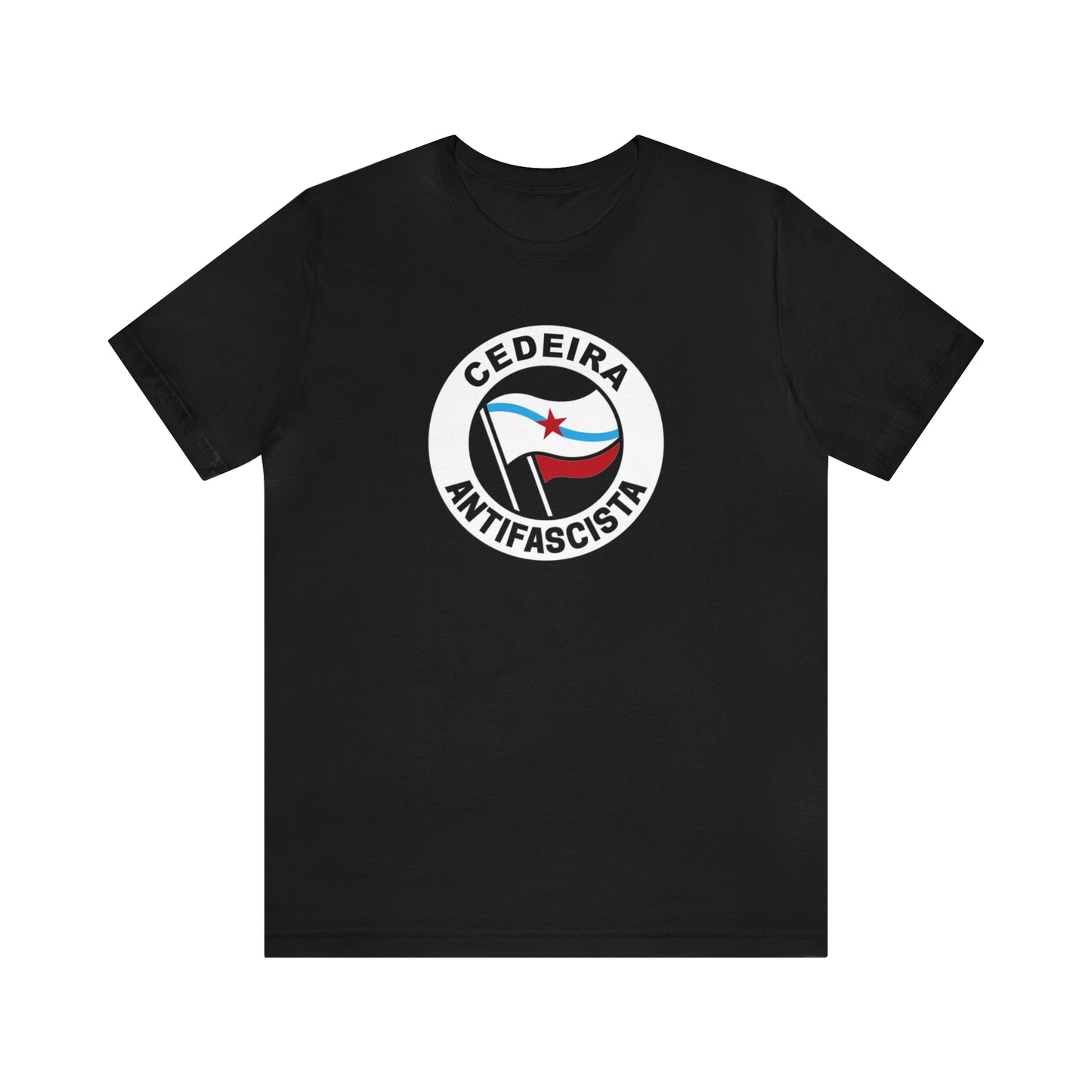 Camisola Cedeira antifascista (gal) - Unisex - 100% algodón de alta calidade