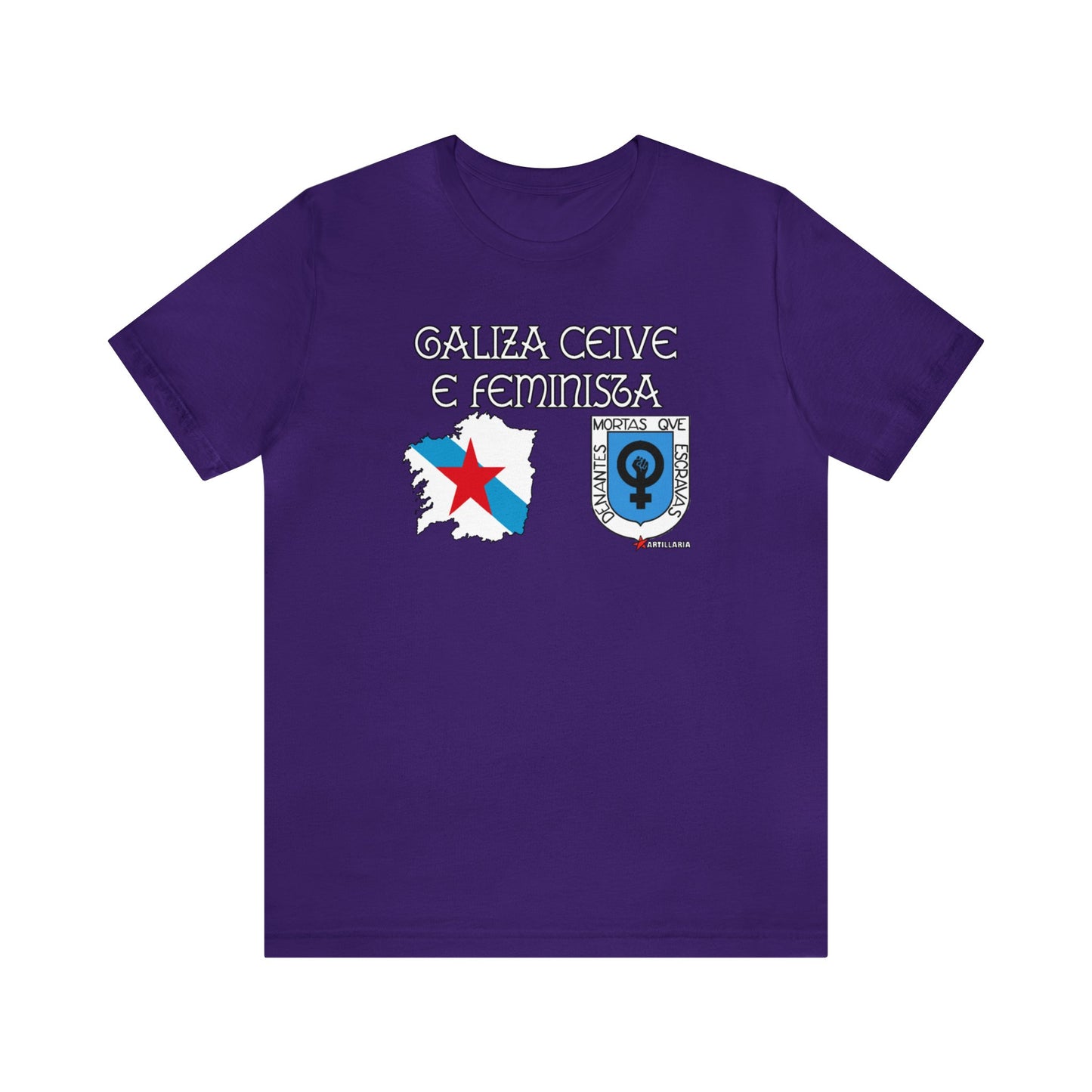 Galiza ceive e feminista (reint) - Unisex - 100% algodón de alta calidade