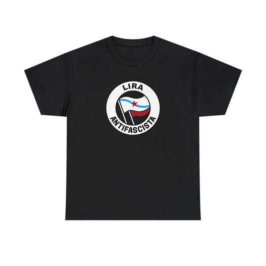 Camisola Lira antifascista (gal) - Unisex - 100% algodón de alta calidade