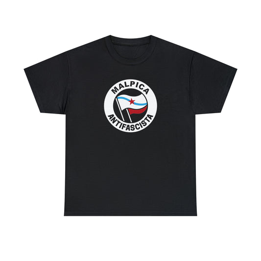 Camisola Malpica antifascista (gal) - Unisex - 100% algodón de alta calidade