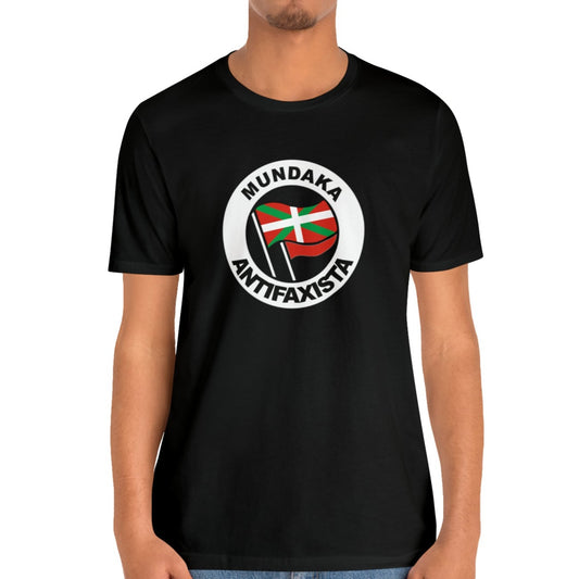 Mundaka antifaxista kamiseta - Unisex - %100 kalitate altuko kotoia