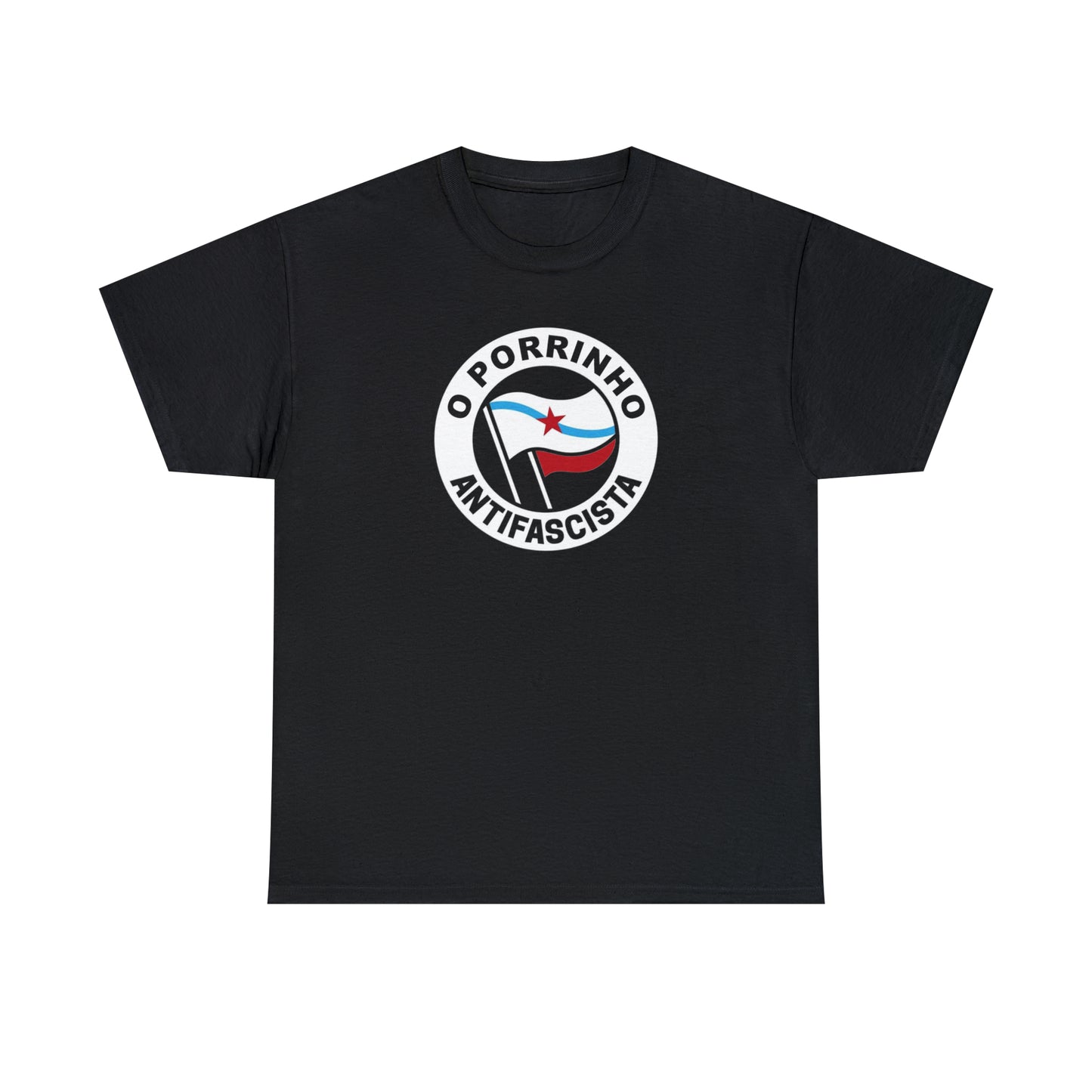 Camisola O Porrinho antifascista (gal reint) - Unisex - 100% algodón de alta calidade