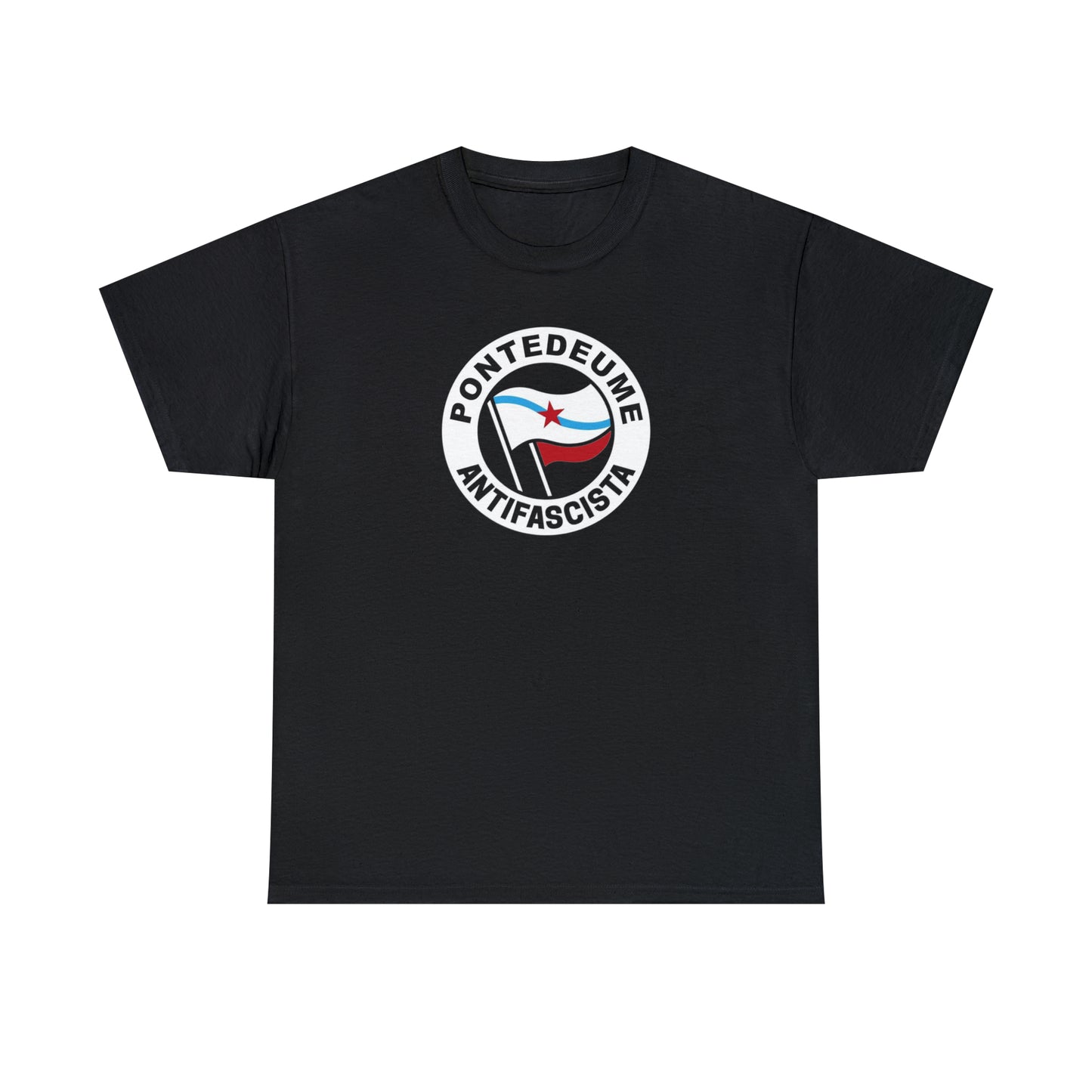 Camisola Pontedeume antifascista (gal) - Unisex - 100% algodón de alta calidade