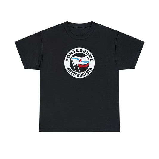 Camisola Pontedeume antifascista (gal) - Unisex - 100% algodón de alta calidade