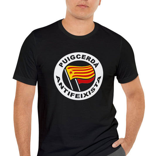 Samarreta Puigcerdà antifeixista - Unisex - 100% cotó d'alta qualitat