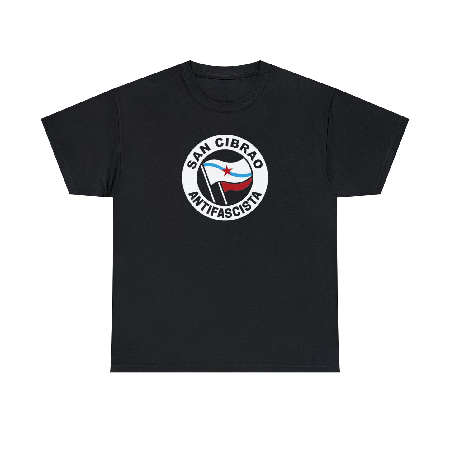 Camisola San Cibrao antifascista (gal) - Unisex - 100% algodón de alta calidade