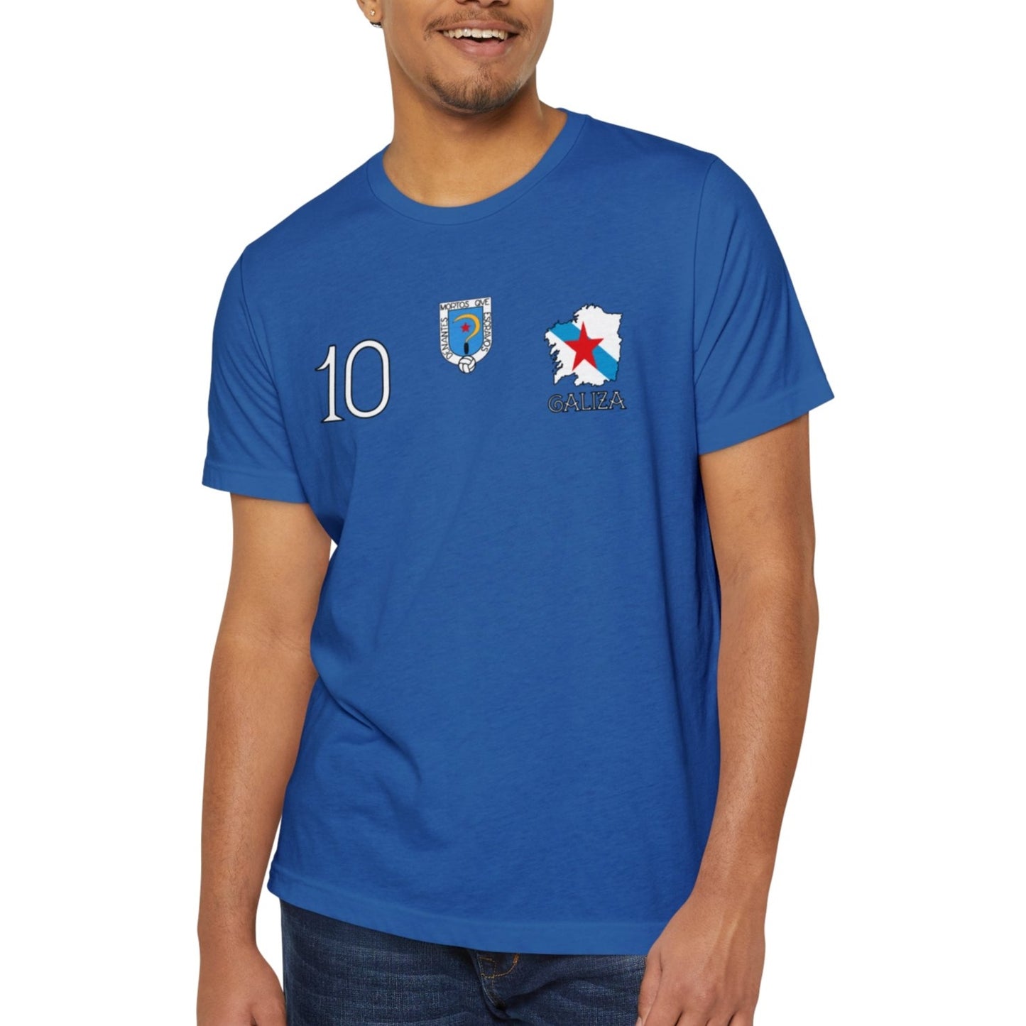 Camisola Galiza de futebol - Unisex - 100% algodón de alta calidade