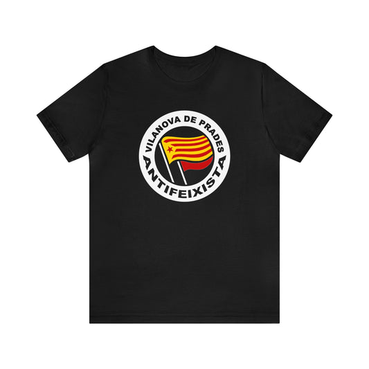 Samarreta Vilanova de Prades antifeixista - Unisex - 100% cotó d'alta qualitat